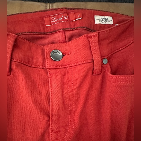 Level 99 Janice Ultra Skinny Burnt Orange Jeans - Picture 16 of 16